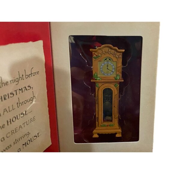 Hallmark Keepsake Twas The Night Before Christmas Ornament Set Clement Moore 01' - Picture 5 of 6